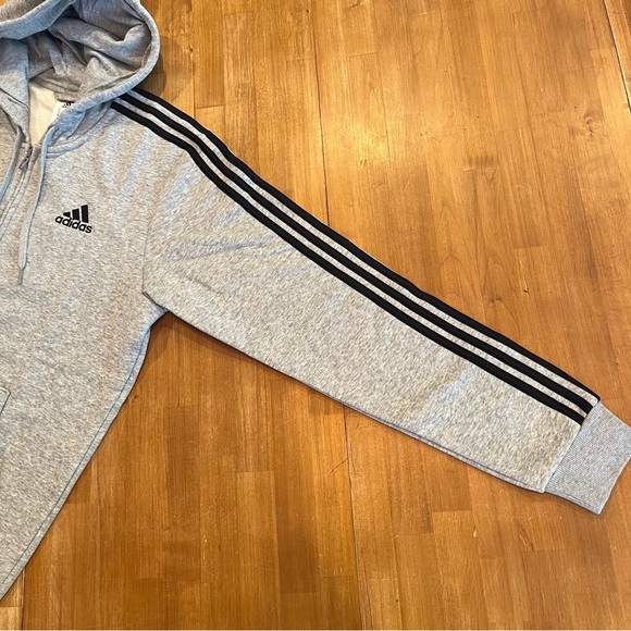 ADIDAS Full Zip 3-Stripes Hoodie - Picture 5 of 6